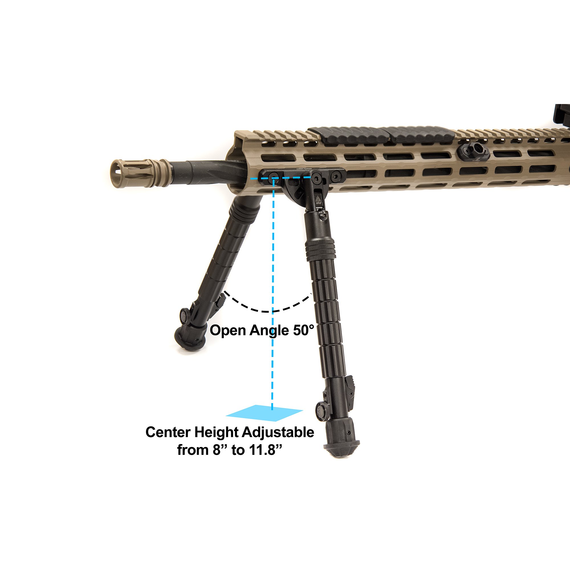 Amazon | LEAPERS リーパーズ UTG RECON FLEX M-LOKバイポッド 8