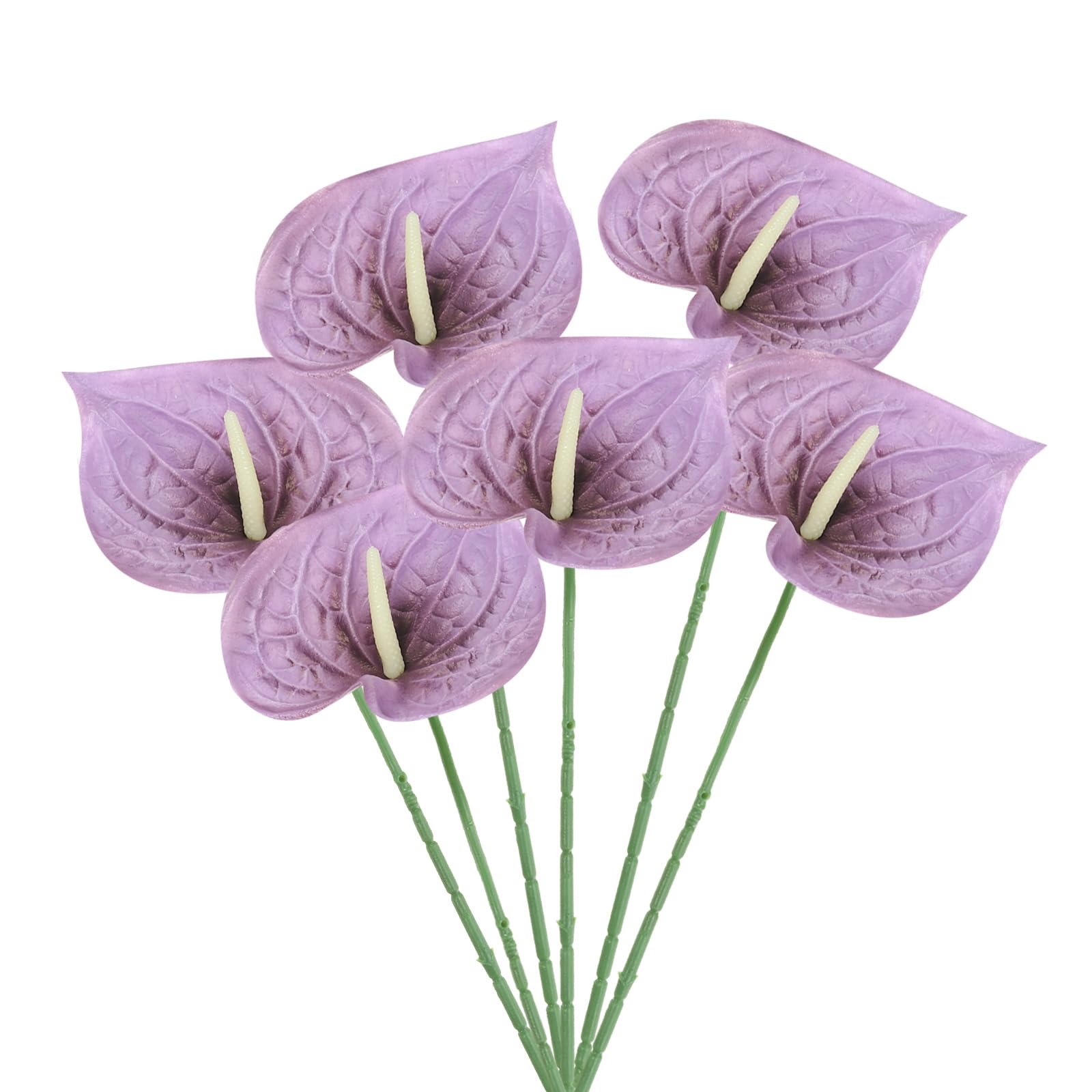 PATIKIL 13" Artificial Anthurium Lily Flowers