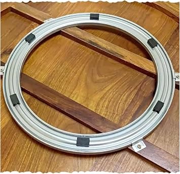 Lazy Susan Hardware, Lazy Susan Bearing, Aluminum Swivel Base Heavy Duty Rotating Workbench Bearing24in/60cm