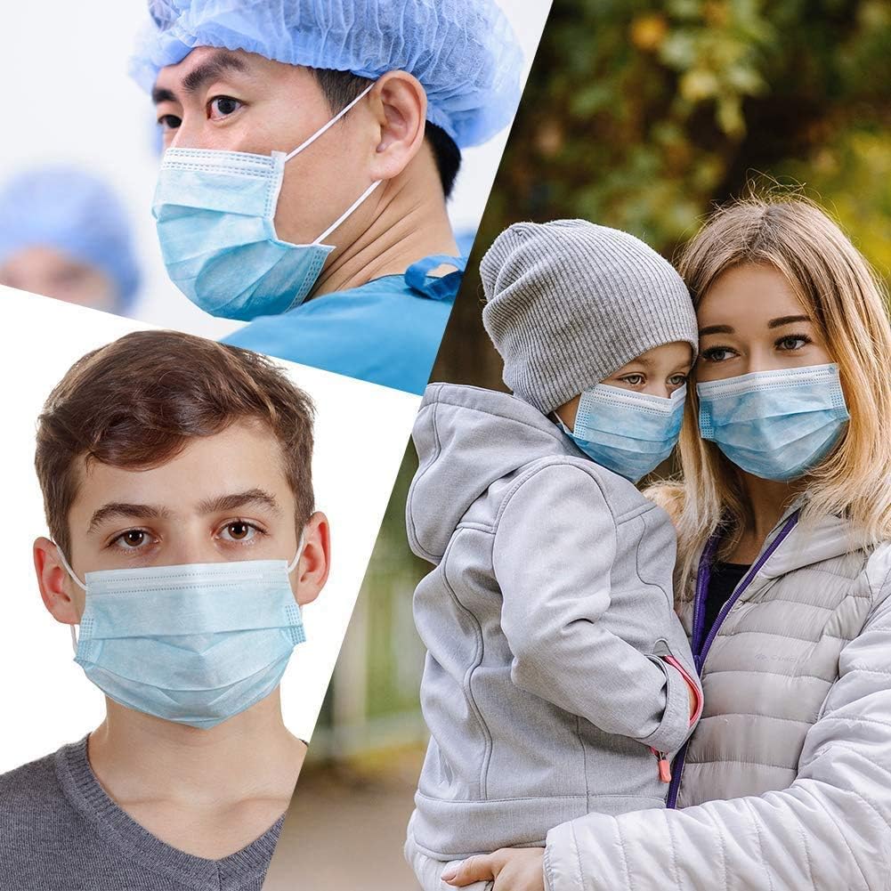 Hot Deals Msaaex Disposable Face Mask, 3-Ply Facial Cover Masks with Ear Loop, Breathable Non-Woven Mouth Cover for Personal, Suitable for Home, Office, Outdoor- 50 Pcs One-Day Sale: Up to 70% Off Msaaex Disposable Face Mask, 3-Ply Facial Cover Masks with Ear Loop, Breathable Non-Woven Mouth Cover for Personal, Suitable for Home, Office, Outdoor- 50 Pcs