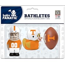 Baby Fanatic Bath Toys 3 Pack - Tennessee Volunteers - Officially Licensed NCAA Toy Set for Babies