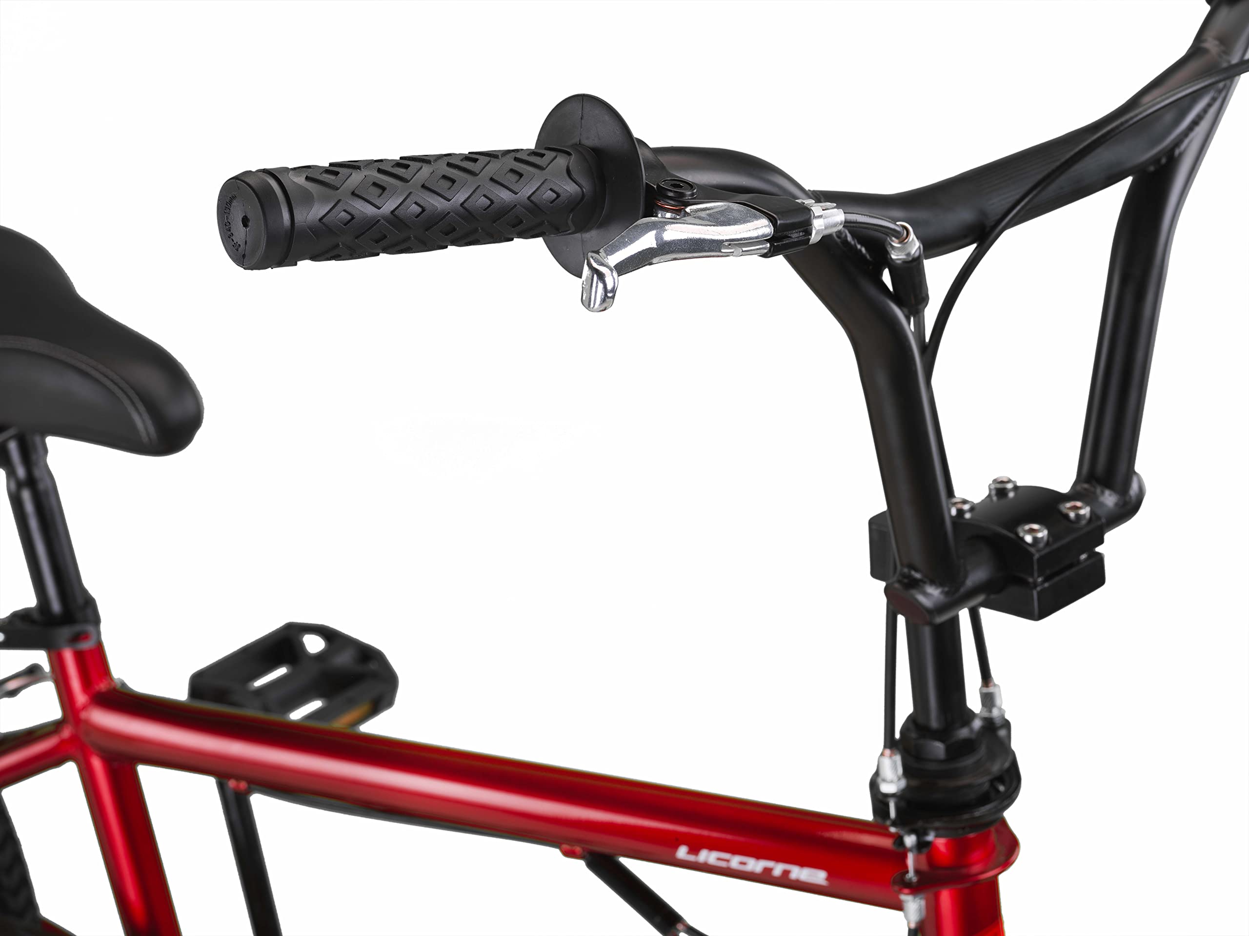 Licorne - Bicicletta “Jump Premium BMX”, sistema a rotore a 360°, 4 perni in acciaio, carter, ruota libera