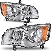 Vista 8 de AUTOSAVER88 Conjunto de faros delanteros compatible con Dodge Charger 2006-2010, carcasa negra, reflector ámbar con luces de señal de esquina