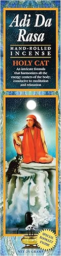 Miniatura 2 de Adi Da Rasa Holy Cat All Natural Incense una fórmula intrincada que armoniza todos los centros de energía del cuerpo  20 varillas de larga