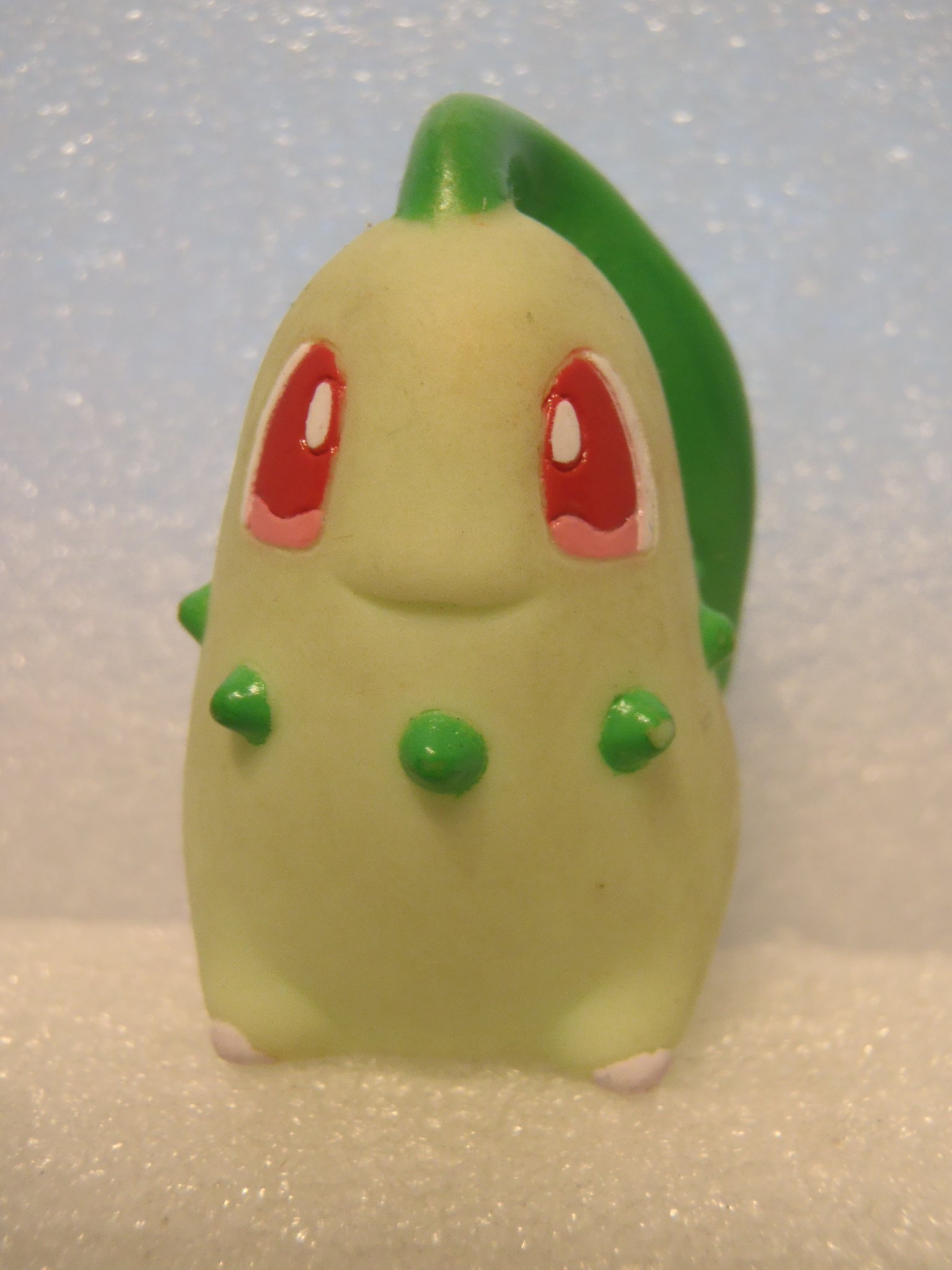 チコリータ　ベイリーフ　クリア　指人形　ポケモンキッズ　ソフビ人形　レア チコリータ ベイリーフ クリア 指人形 ポケモンキッズ ソフビ