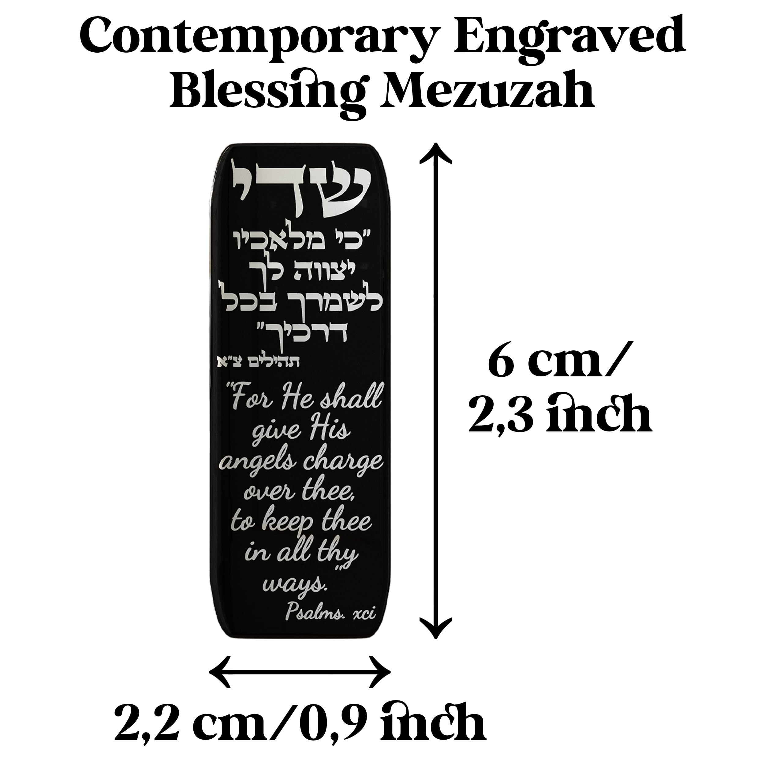 Mezouzah De Voiture Juive - Protection Spirituelle Pour Vos Trajets, Fabriqué Main Au Canada - 4