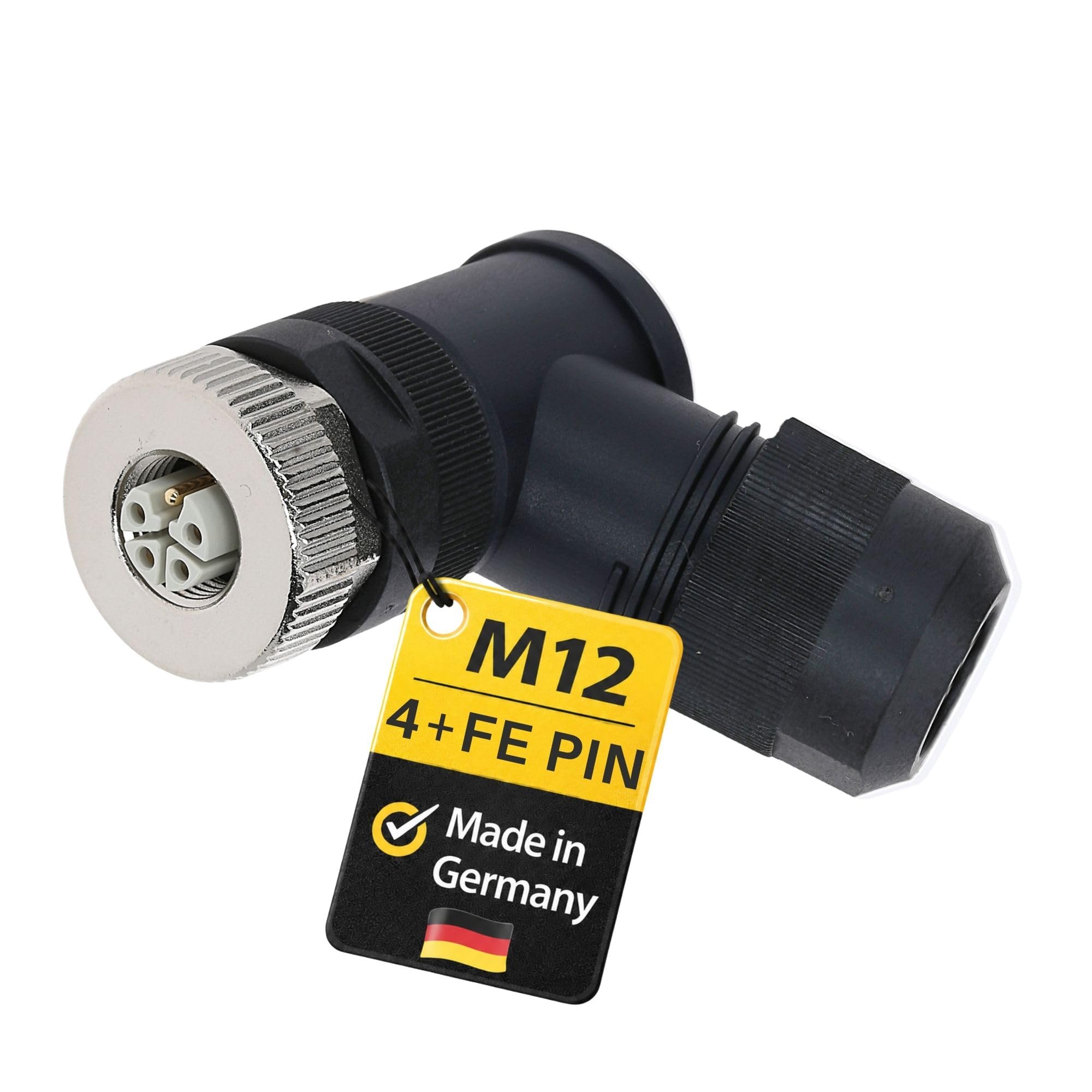M12 passage de câble 8-13mm prise coudée binder alimentation IP67 - 8