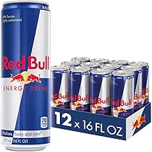 Energy Drink with 151mg Caffeine plus Taurine &amp; B Vitamins, 16 Fl Oz, Pack of 12 Cans