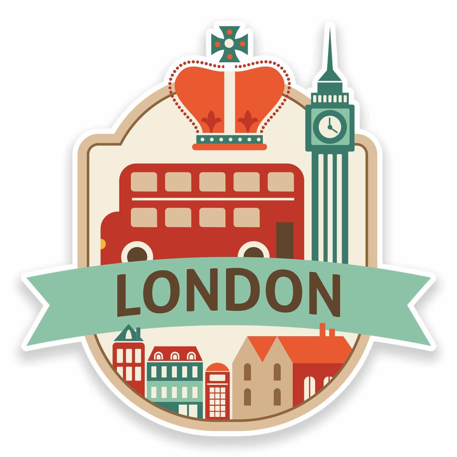2 x 10cm London UK England Vinyl Sticker Laptop Car Travel Luggage Tag #9492 (10cm Wide x 10cm High)