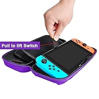Vista 10 de daydayup Switch Carrying Case Compatible with Nintendo Switch 2, with 24 Games Cartridges Protective Hard Shell Travel Carrying Case Pouch for