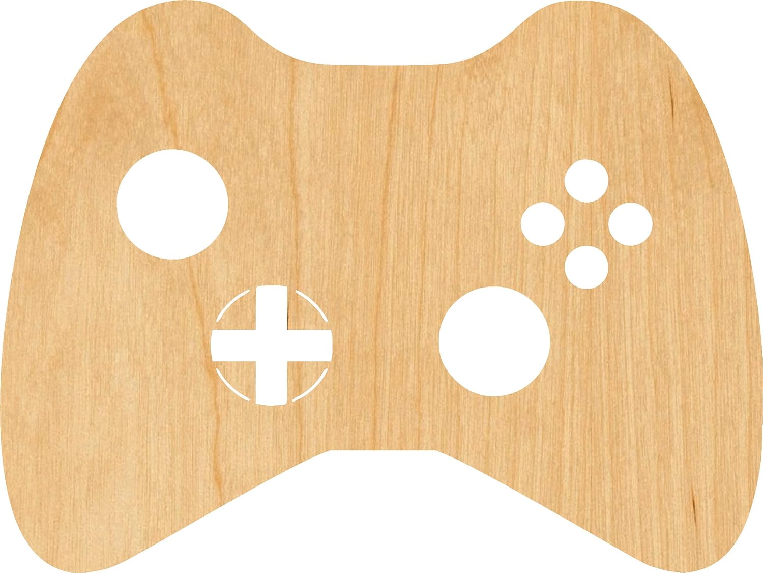Game Controller Laser Cut Out Wood Shape Craft Supply 2