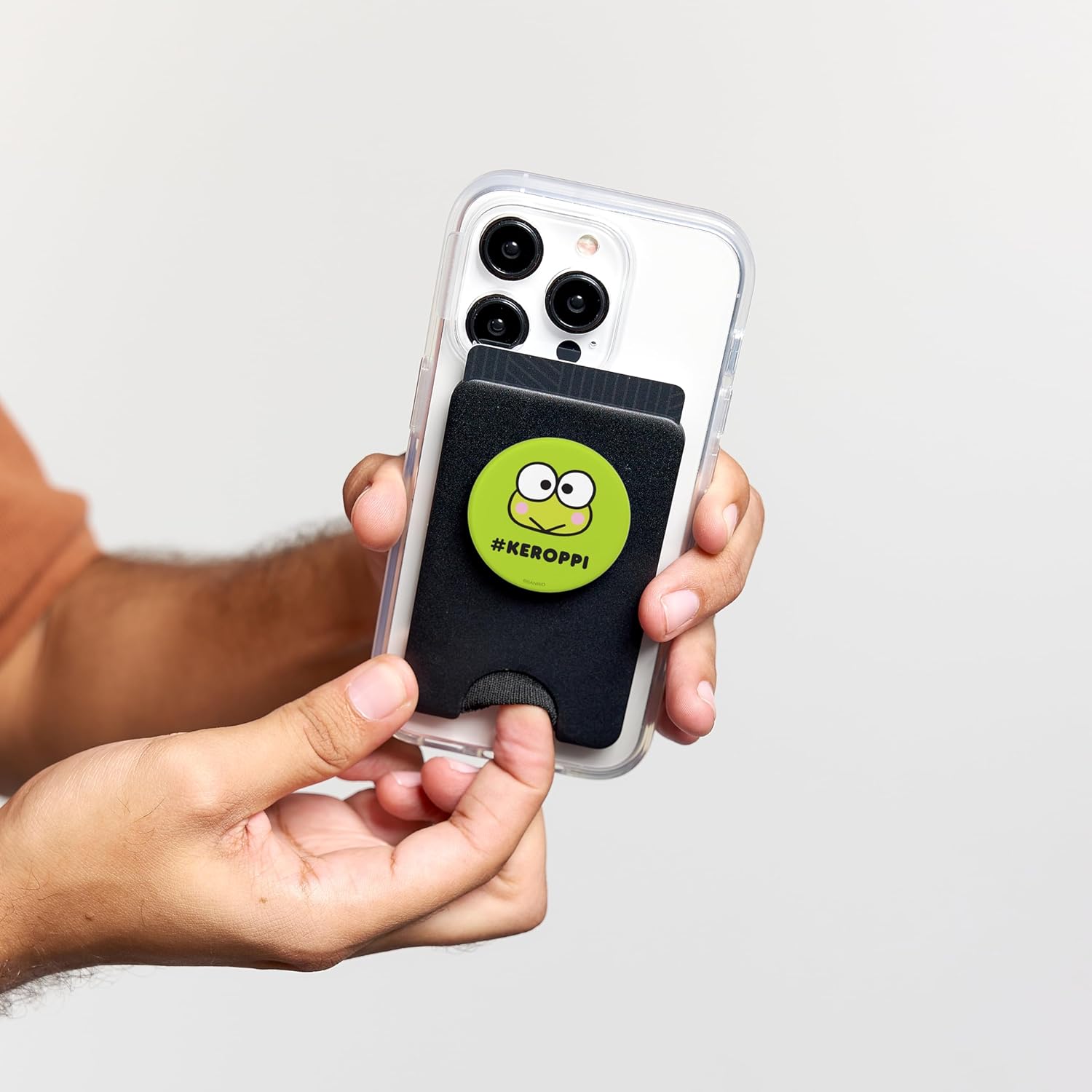 Sanrio Keroppi Hashtag PopSockets PopWallet for MagSafe