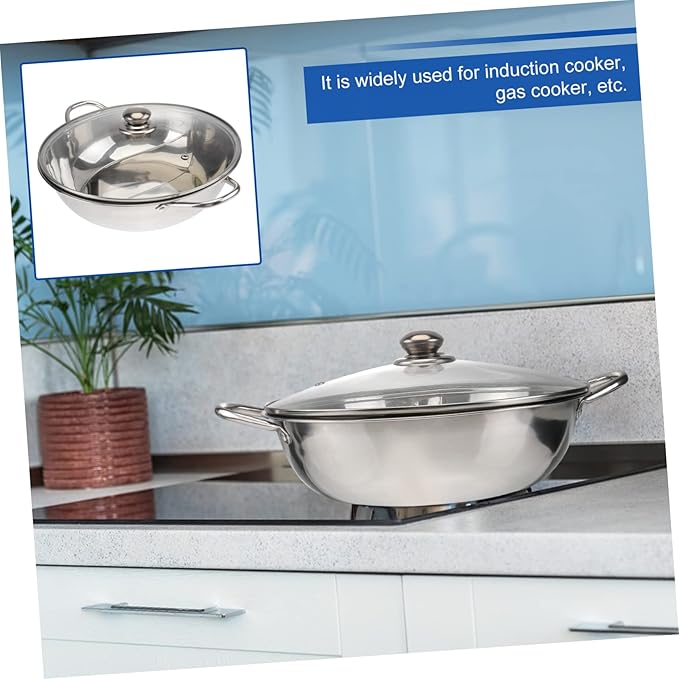 Olla Eléctrica Gatuida Acero Inoxidable con Tapa de Vidrio para Cocina por Inducción miniatura 7