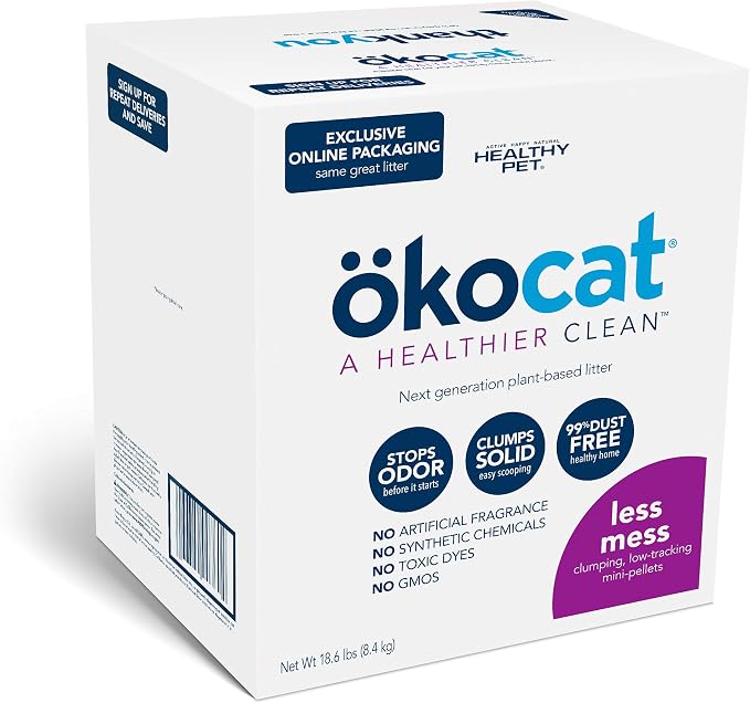 ÖKOCAT Healthy Pet Natural Wood Cat Litter 18.6-Pound