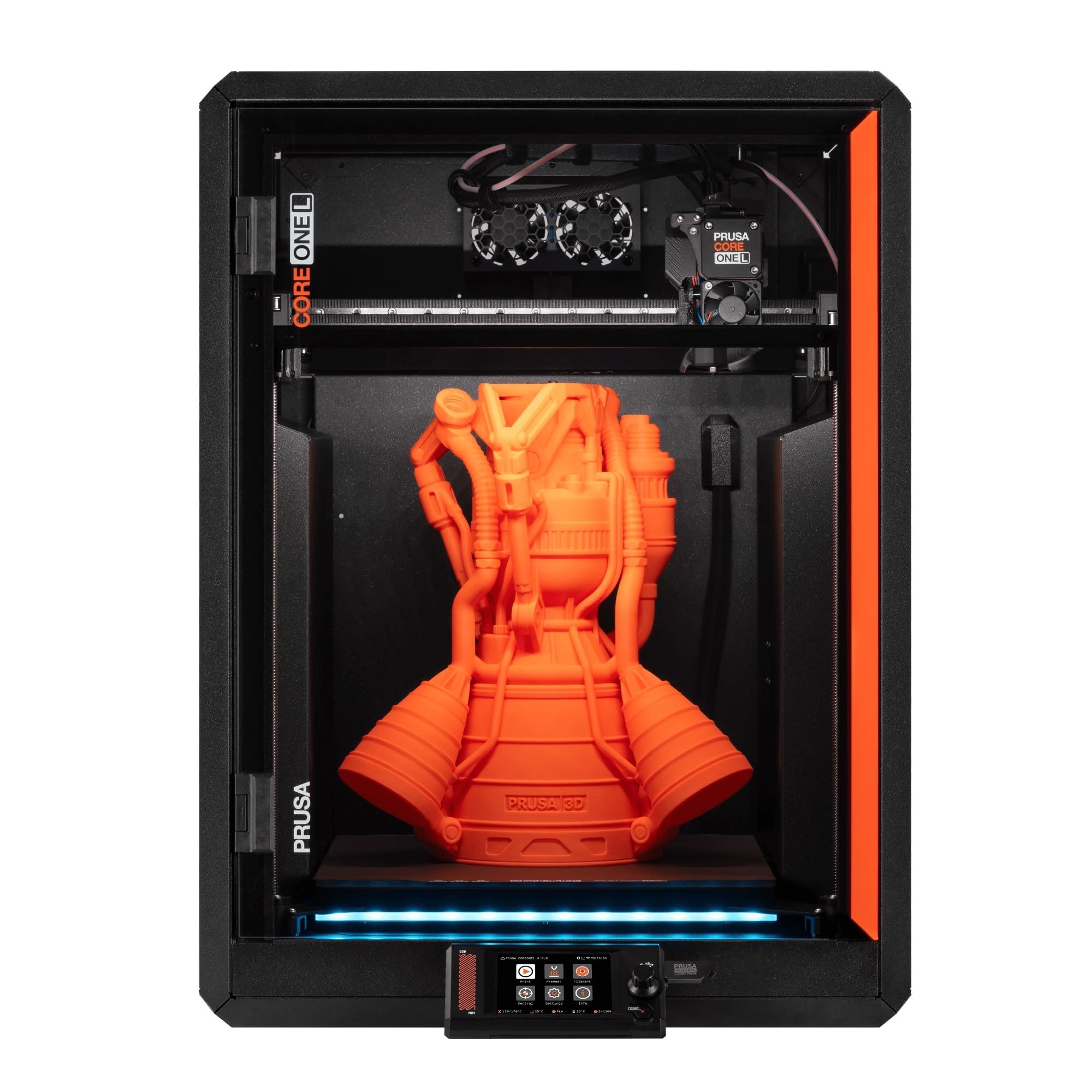 Original Prusa 3D-Drucker CORE One L – CoreXY High-Speed Großformat Profi | Beheizte 60°C Kammer – Inkl.Auspacken&Drucken – Privacy Offline-Modus – Für Business&Home – Warp-frei 30x30x33cm, Made in EU