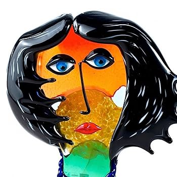 MURANO Formia ムラノ アート ガラス フィギュリン 女性像 MURANO Formia ムラノ アート ガラス フィギュリン 女性像 工芸品