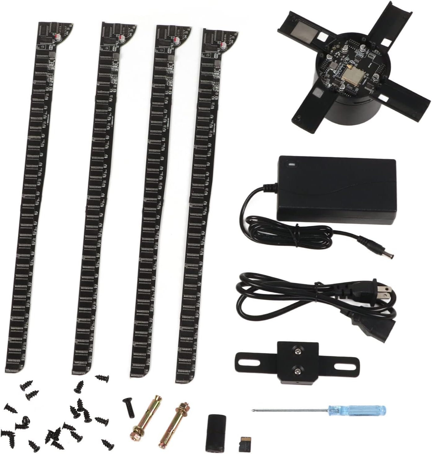 Ventilador Com Holograma 3D, Visor Holográfico, Cartão de Memória de 8