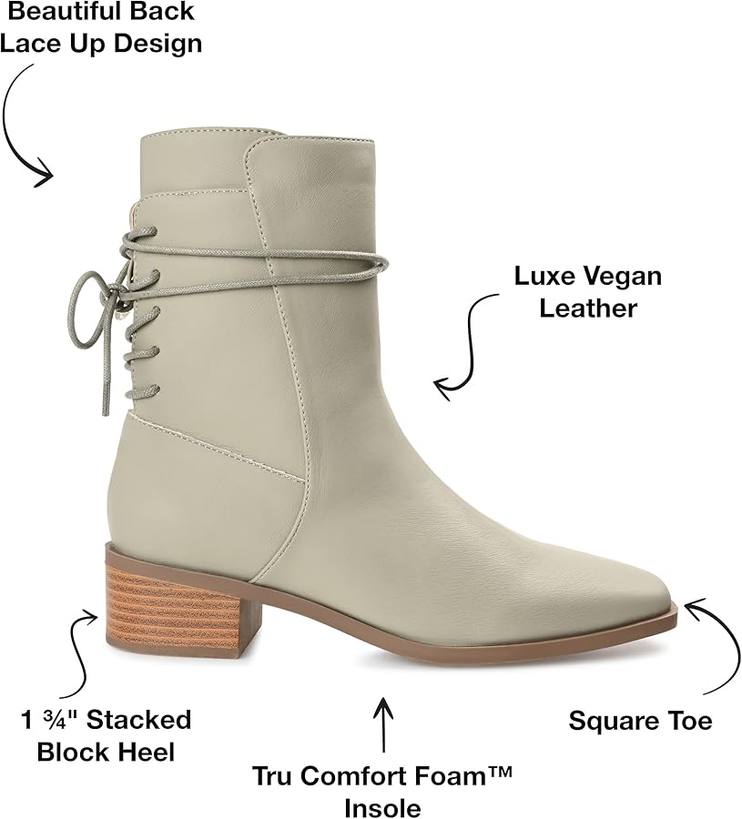 Amazon.com | Journee Collection Women's VANNDER Ankle Boot, Olive