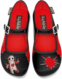Sponsored Ad - Hot Chocolate Design Chocolaticas Dark Gothic Canvas Women's Mary Jane Flat Shoes