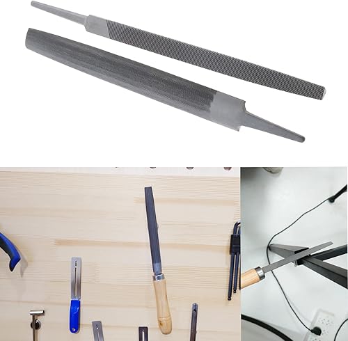 Miniatura 2 de Juego con 5 piezas de archivo de metal, archivo de ingenieros de corte, archivo plano, medio redondo, archivo redondo, archivo triangular, lima