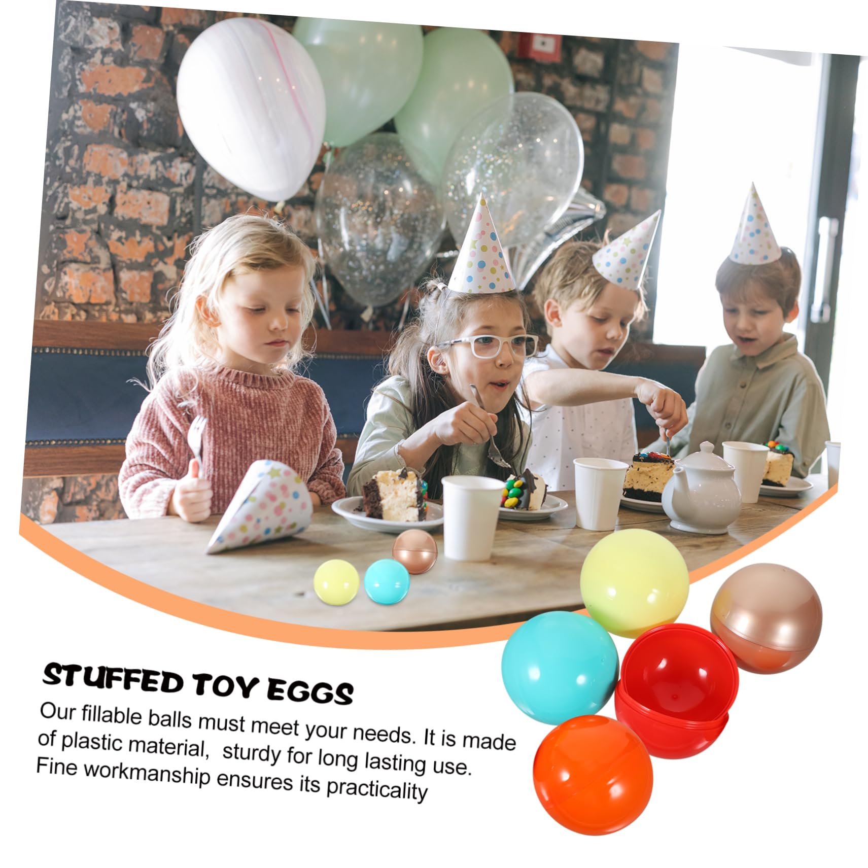 NAMOARLY Cm Gumballs Machine Fillable Balls Plastic Balls for Pit