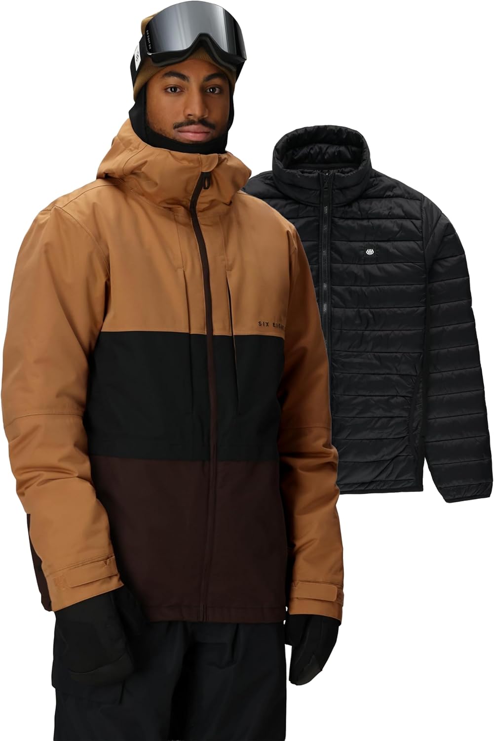 686 Men's Smarty 3-in-1 Form Jacket - 2-Layer Shell with Removable Inner Thermal Puff - Water & Weather Resistant
