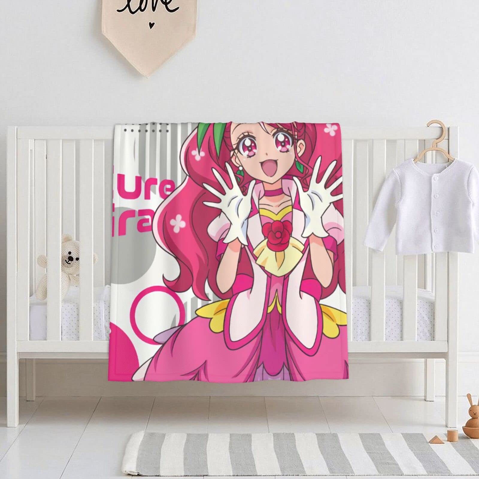Amazon｜魔法つかいプリキュア 子供用柔らかい厚手毛布 昼寝用抗菌毛布