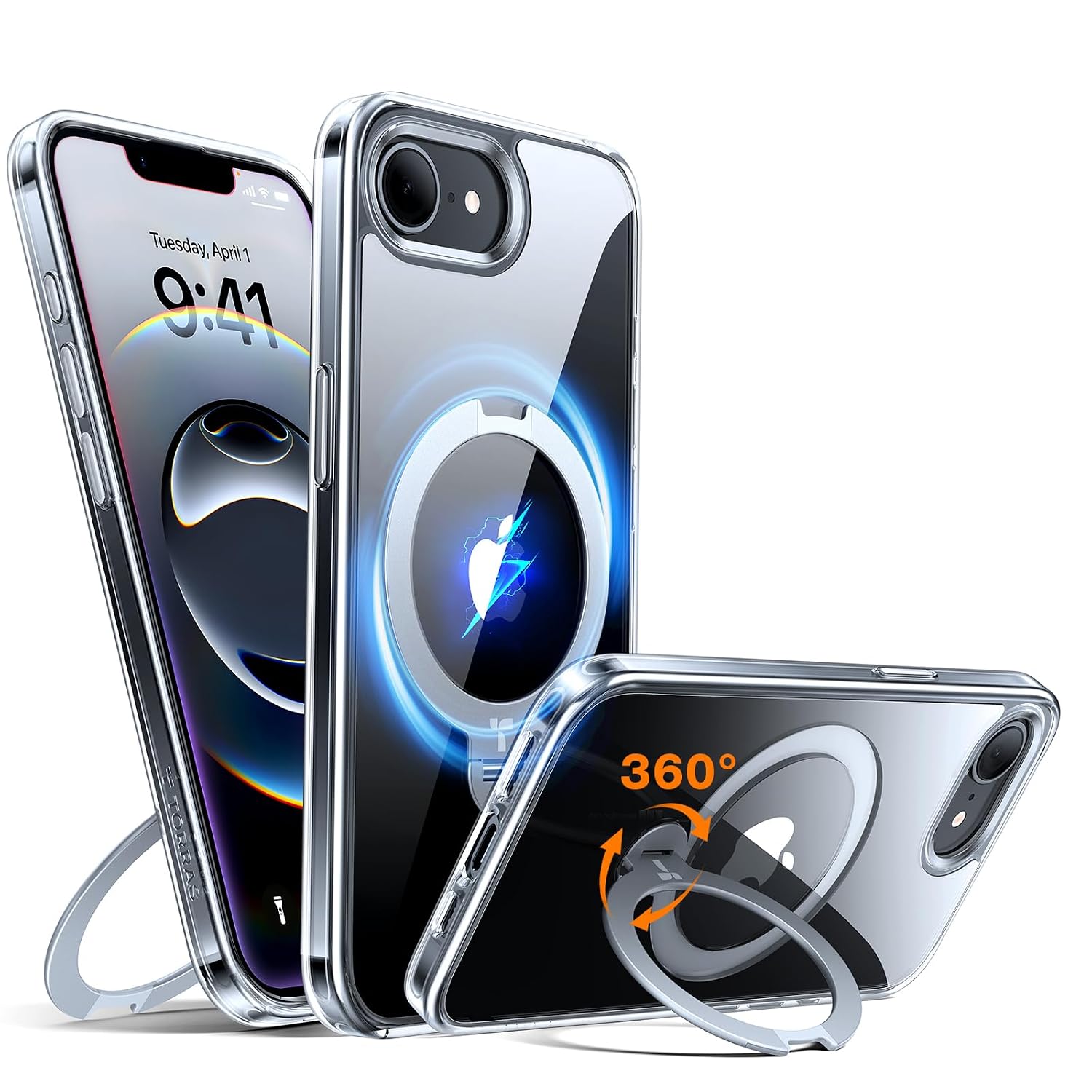 TORRAS 360 Spin for iPhone 17e Case & iPhone 16e case with Stand, Fit for MagSafe, 4X Military-Grade Protective, Stand Pho... - Review, Price and Buying Guide