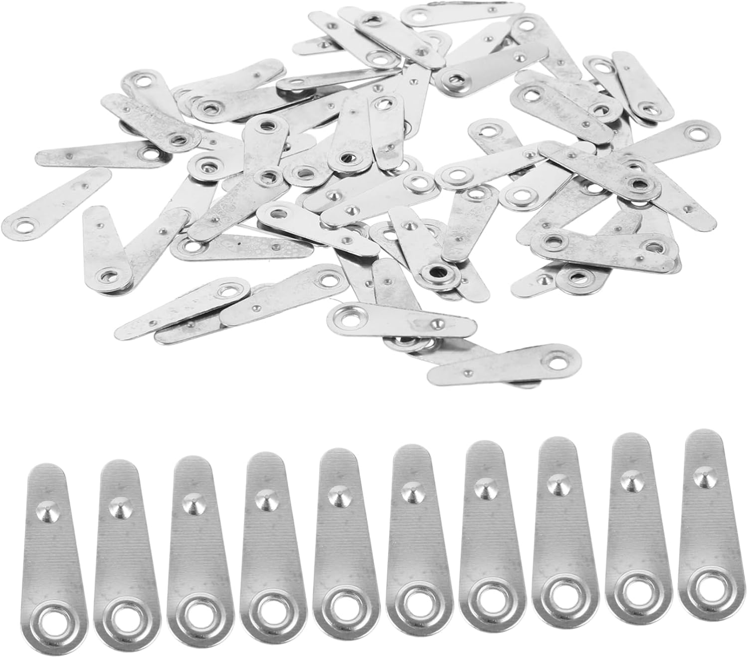 Balacoo 5000pcs Metal Photo Frame Backing Clips Sturdy Frame Buckles for Hanging Pictures Easy to Install Photo Hardware Back Plate Fasteners