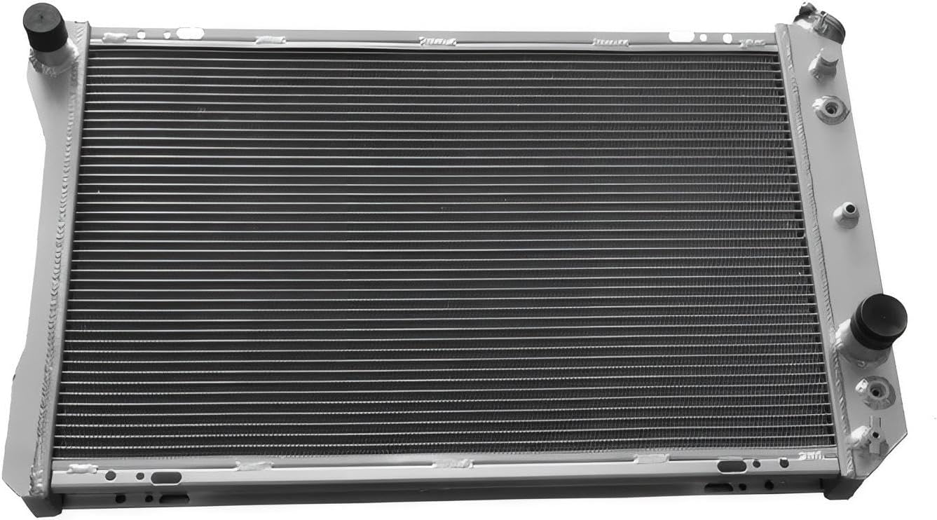 Aluminum Radiator Parts Compatible with 1982-1992 Camaro Pontiac Firebird, For Automatic Or Manual Transmissions