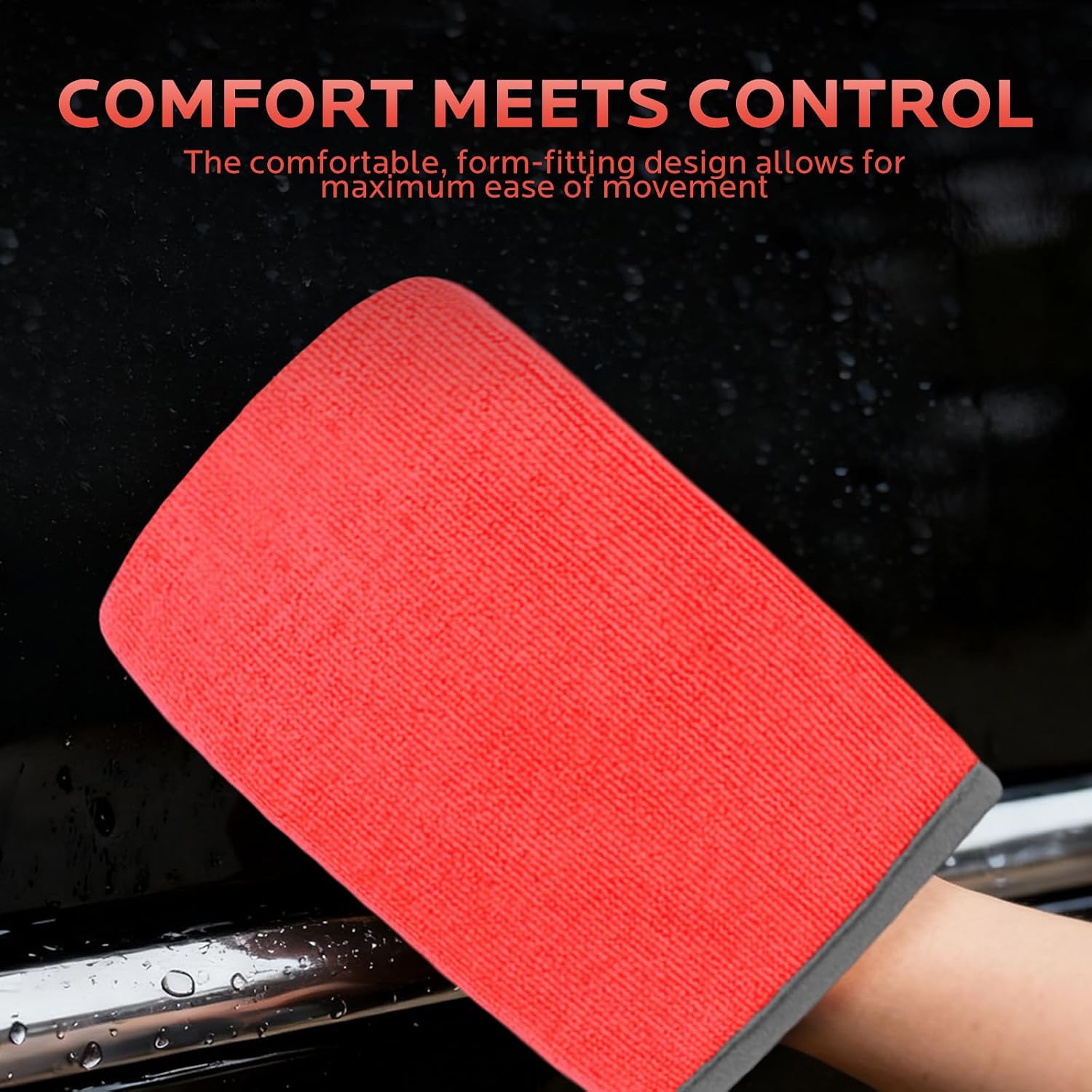 Premium Clay Mitt for Car Detailing: Reusable Auto Clay Bar Towel - Effectively Removes Dirt from Paint, Glass, Wheels, and More