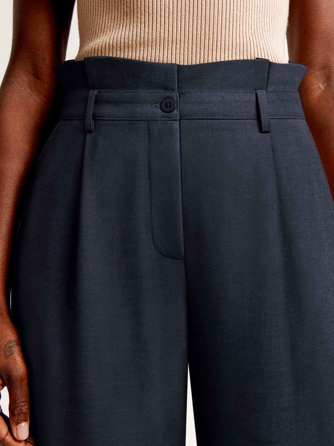 NIMIN Womens Dress Pants Wide Leg Business Casual Work Trousers High Waisted Slacks 2026 Fashion Outits with Pockets - Image 5