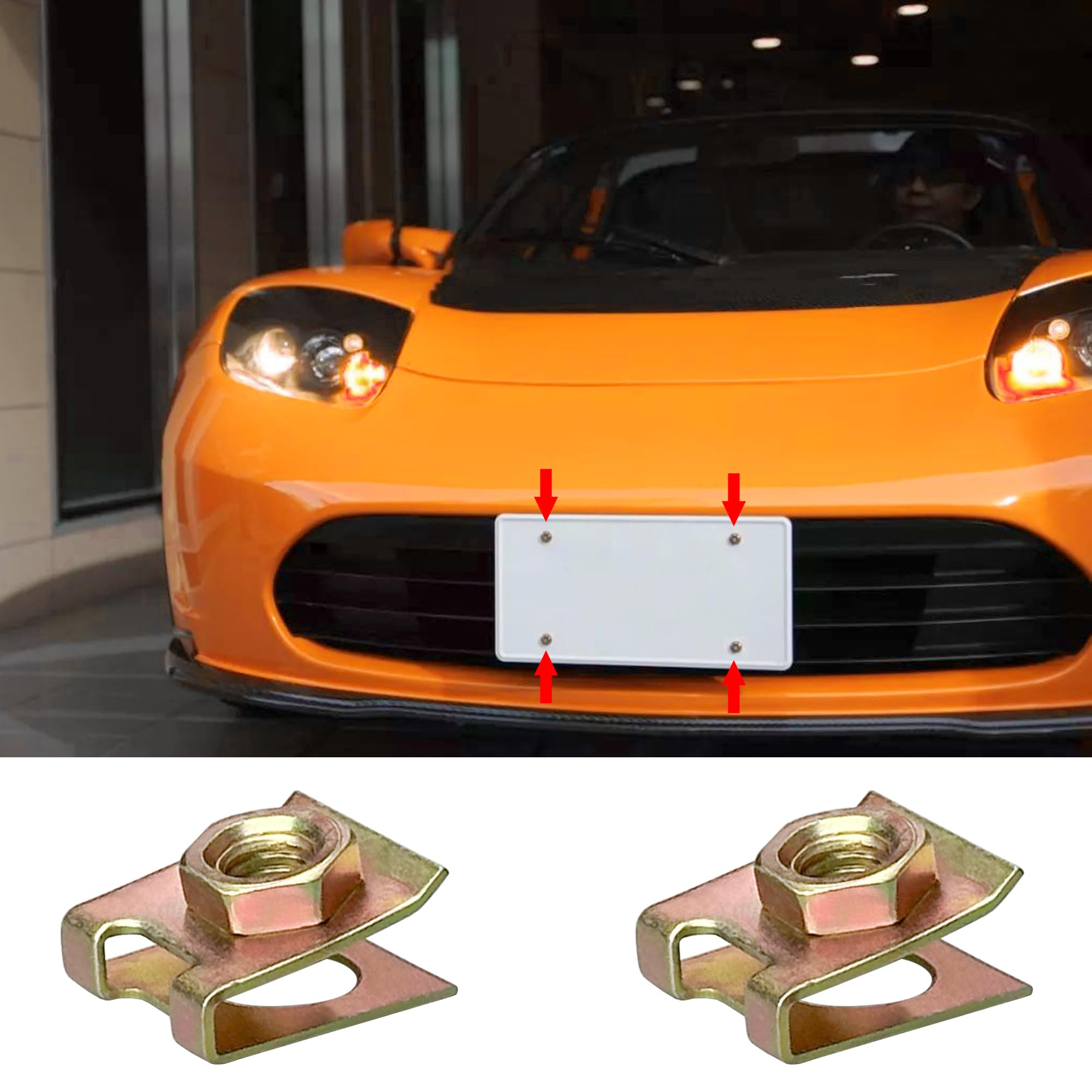 10 set di clip per auto in metallo nero tipo U M6 6mm Dadi Reed Clip per targa e bulloni esagonali con cuscinetto 34 10 set di clip per auto in metallo nero tipo U M6 6mm Dadi Reed Clip per targa e bulloni esagonali con cuscinetto 34