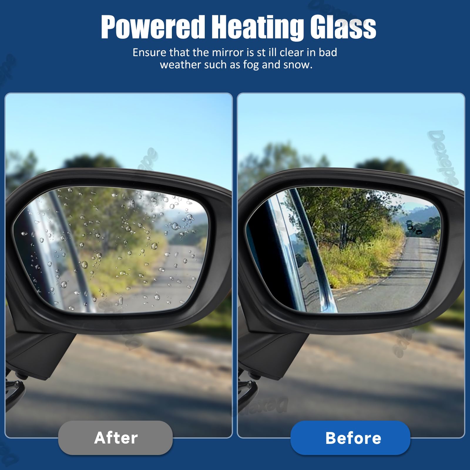 Amazon.com: Dexepe Passenger Side Mirror Assembly Compatible with 