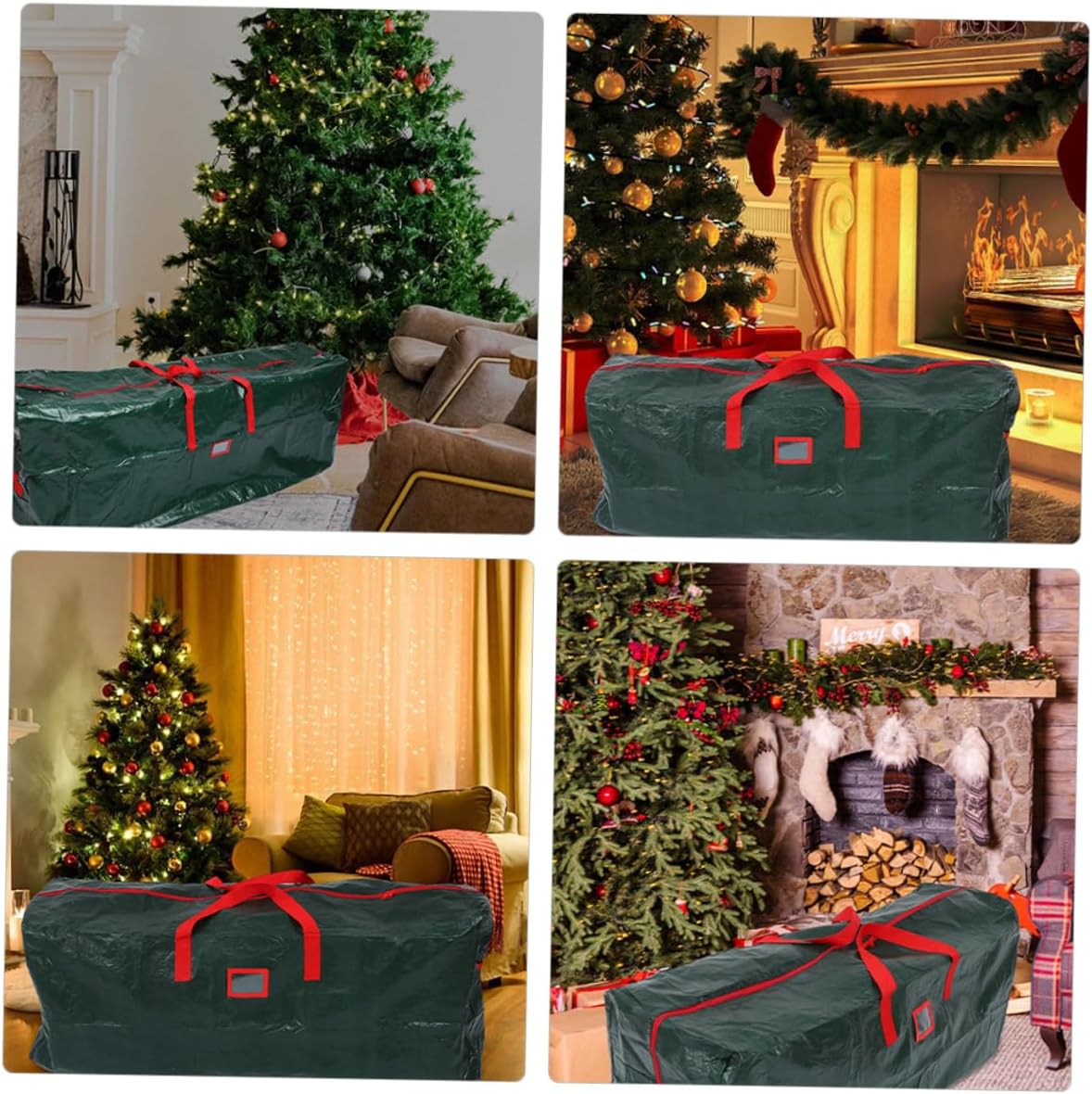 Large Capacity Christmas Tree Storage Bag with Handles Practical Holiday Tree Pouch for Trees for and Decoration Storage