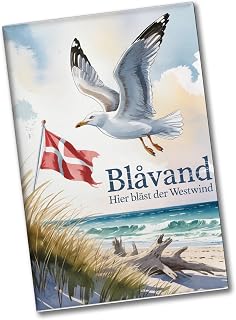 Blåvand Souvenir Souvenir Magnet – Hier bläst der Westwind kreativer Souvenir Magnet für Reisefans