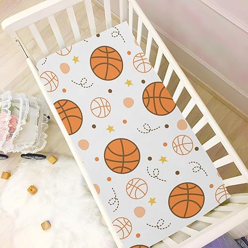 Miniatura 2 de Sábana para cuna de bebé, diseño de dibujos animados, para niños y niñas, sábana de juegos suave, transpirable, ajustada, funda de colchón de bebé