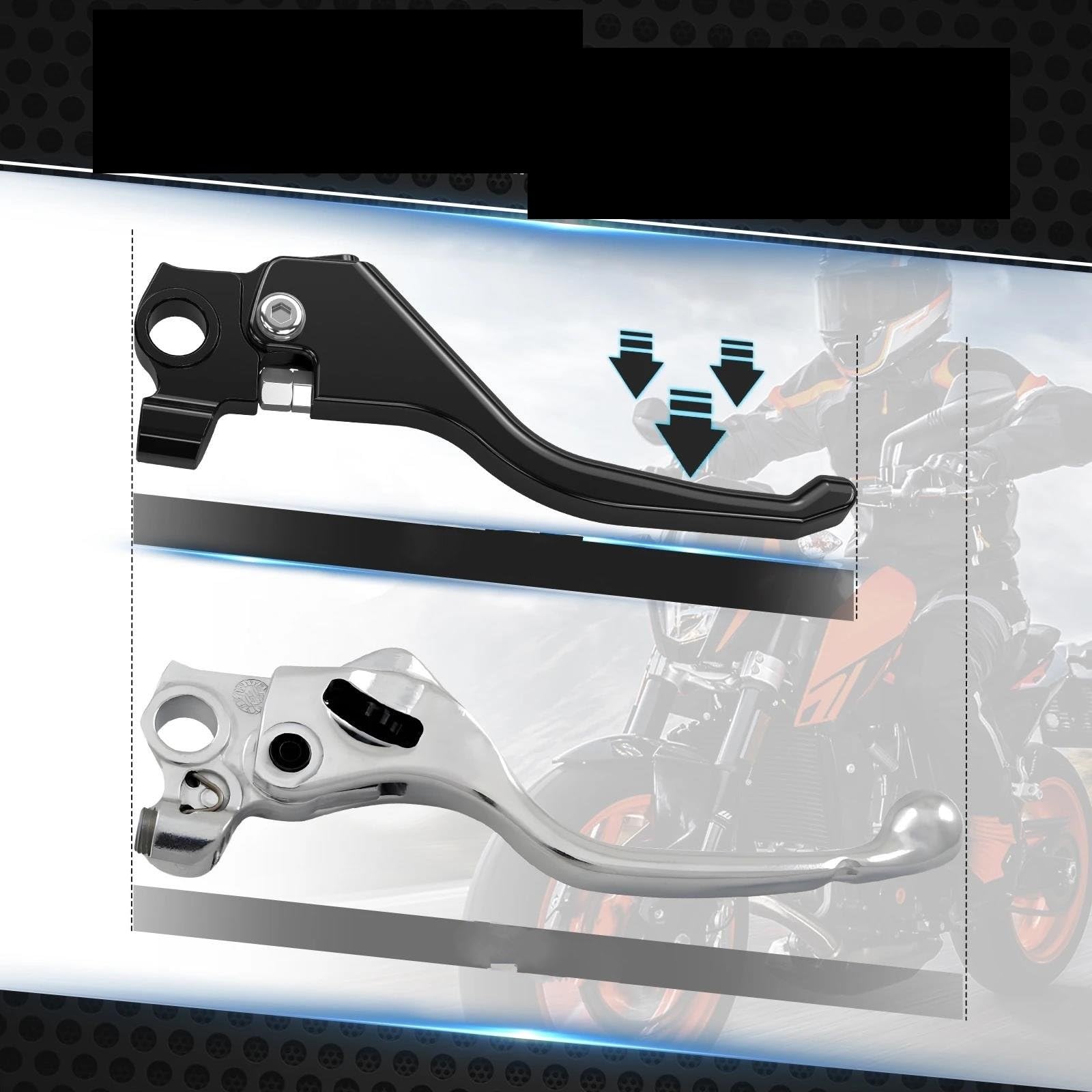 pour Enduro R pour SMC R 2014-2023 Levier Embrayage Frein Shorty pour 701 pour Enduro pour Supermoto 2016-2023 pour GasGas 700 SM ES 22-23 Frein Embrayage Leviers d'embrayage Frein(Set)