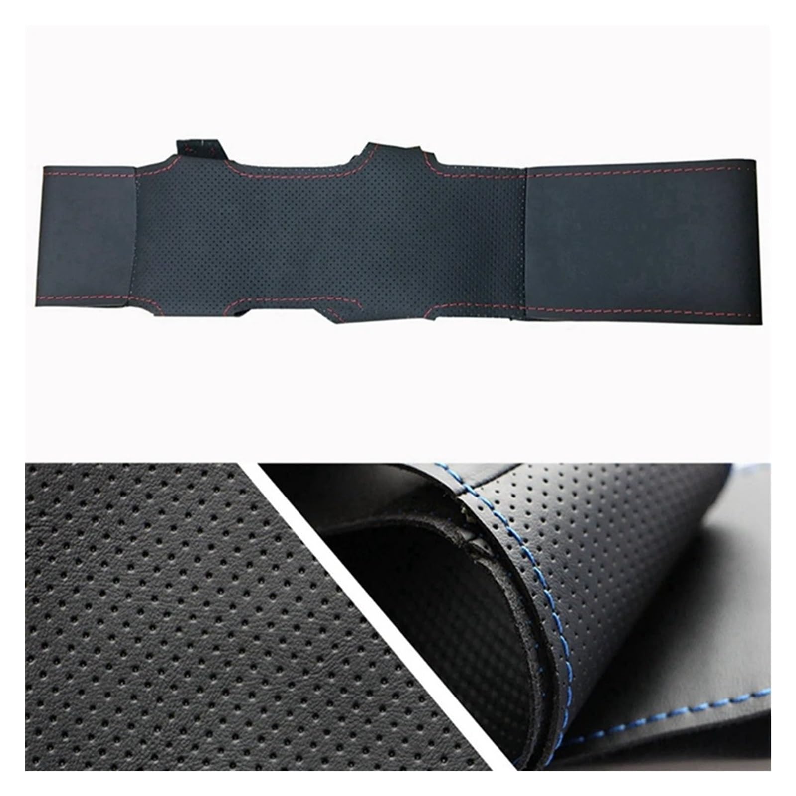Lenkradschoner Für Hyundai Für Santa Für Fe 2013 Für Grand Für Ix45 Auto Lenkrad Abdeckung rutschfeste Schwarz Künstliche Leder Auto Lenkrad Abdeckungen Lenkrad Schutzhülle(Farbe:Yellow Thread)
