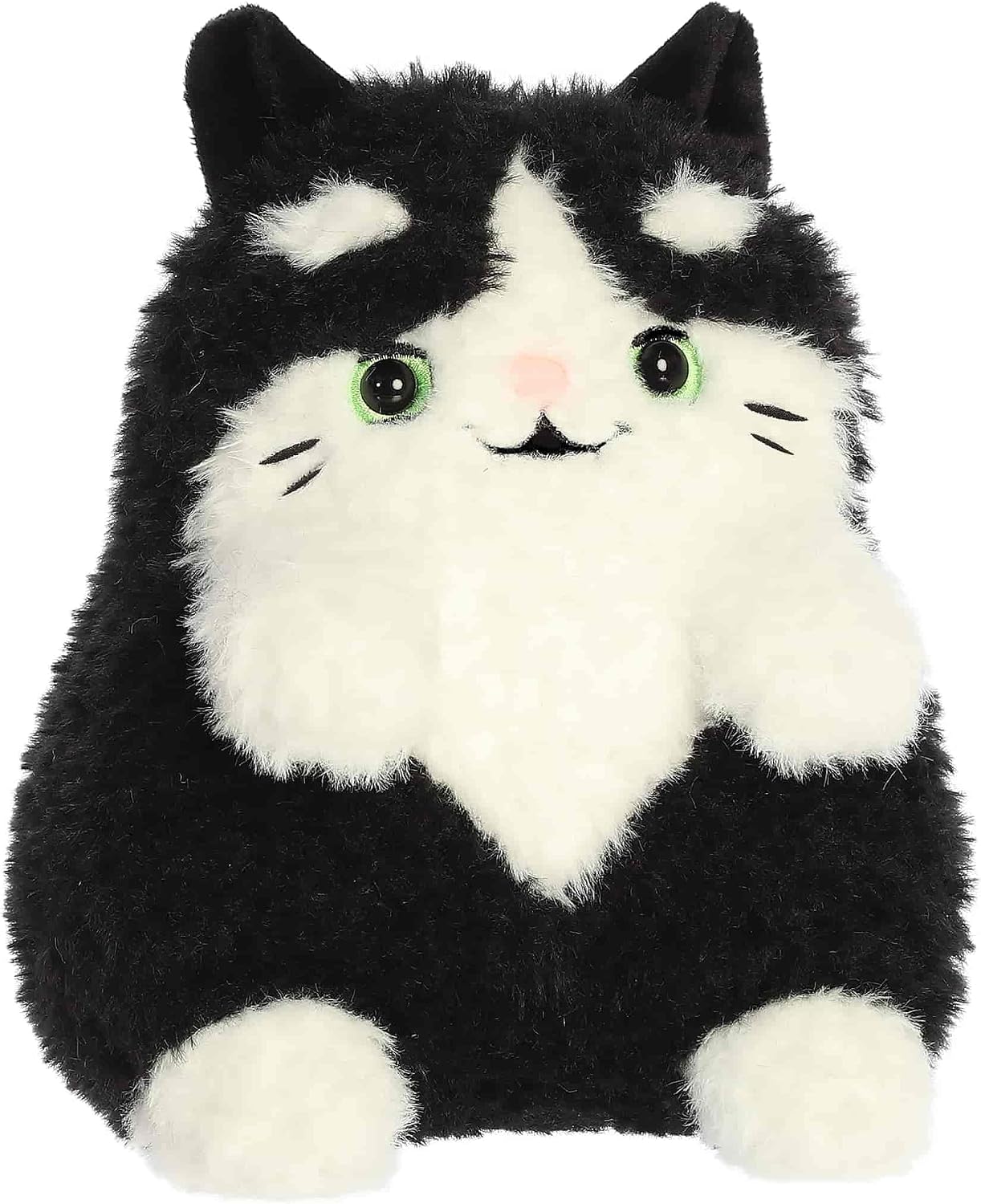Aurora® Playful Mewmews™ Hades Stuffed Animal - Adorable Companions for Playful Fun - Perfect for Birthdays, Adults and Kids All Ages - Black 7.5 Inches