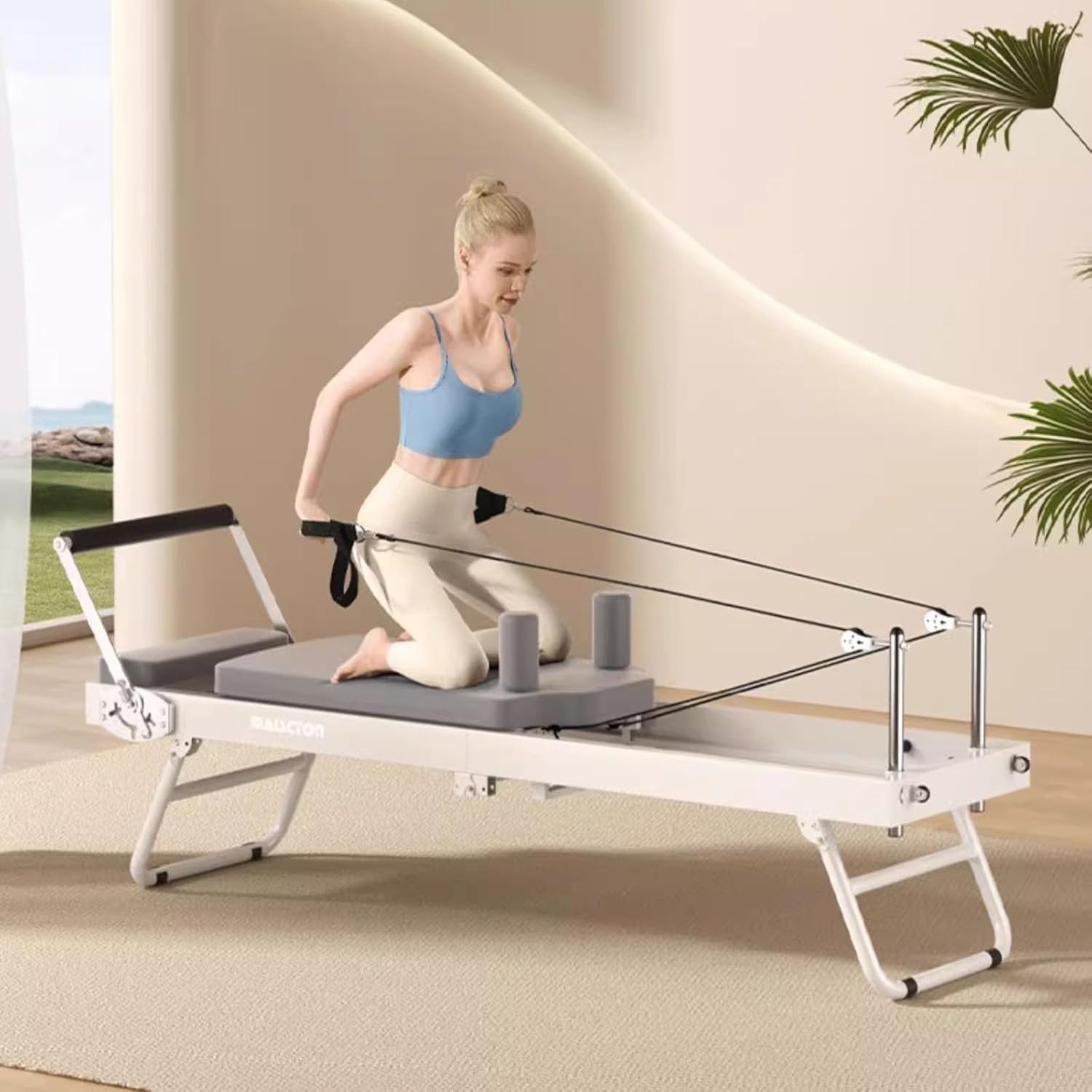 Ubuy Pilates Reformer Rebounder Workout Pilates Reformer - Main Image