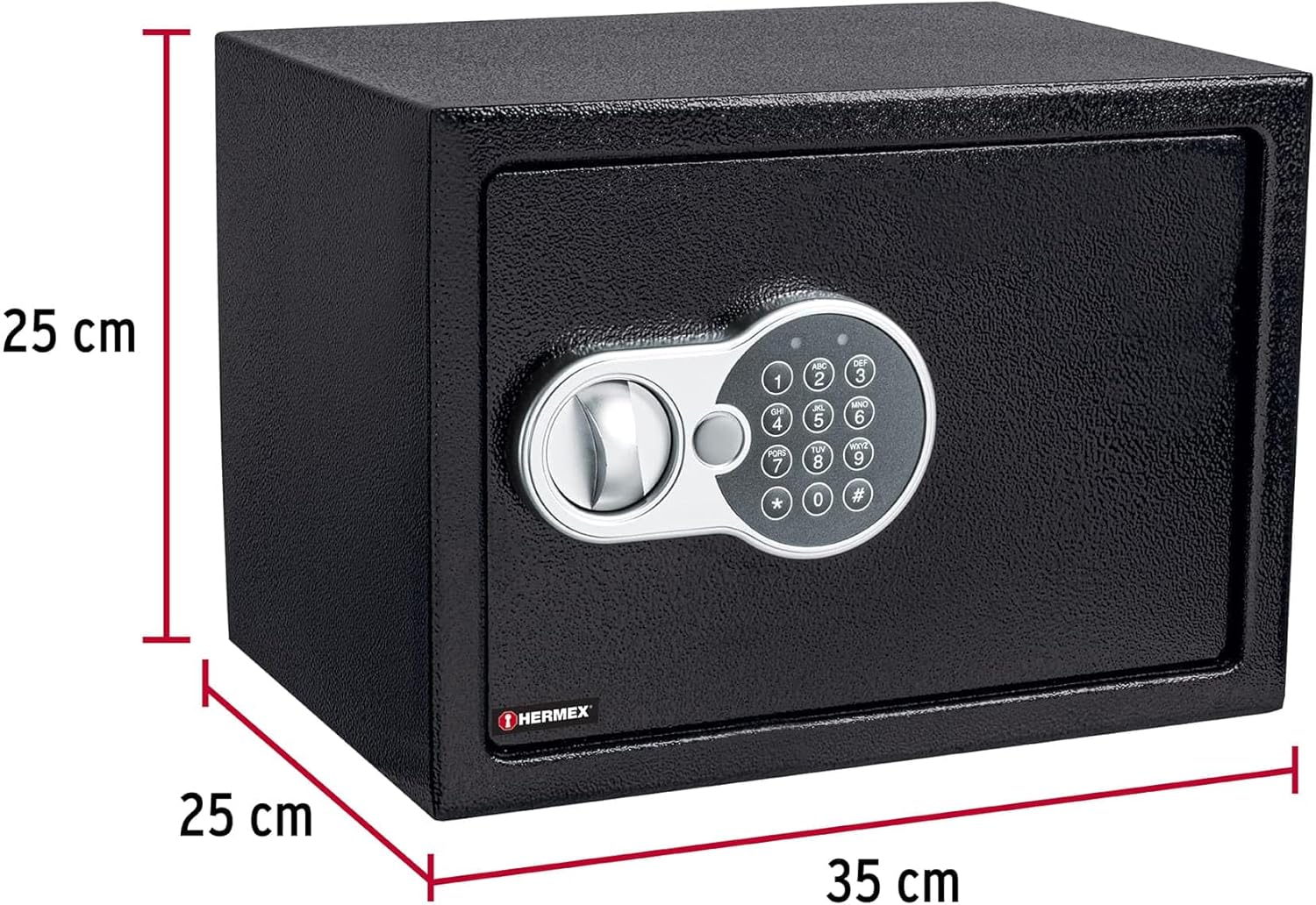 Electronic safe, 35 cm, 21 liters