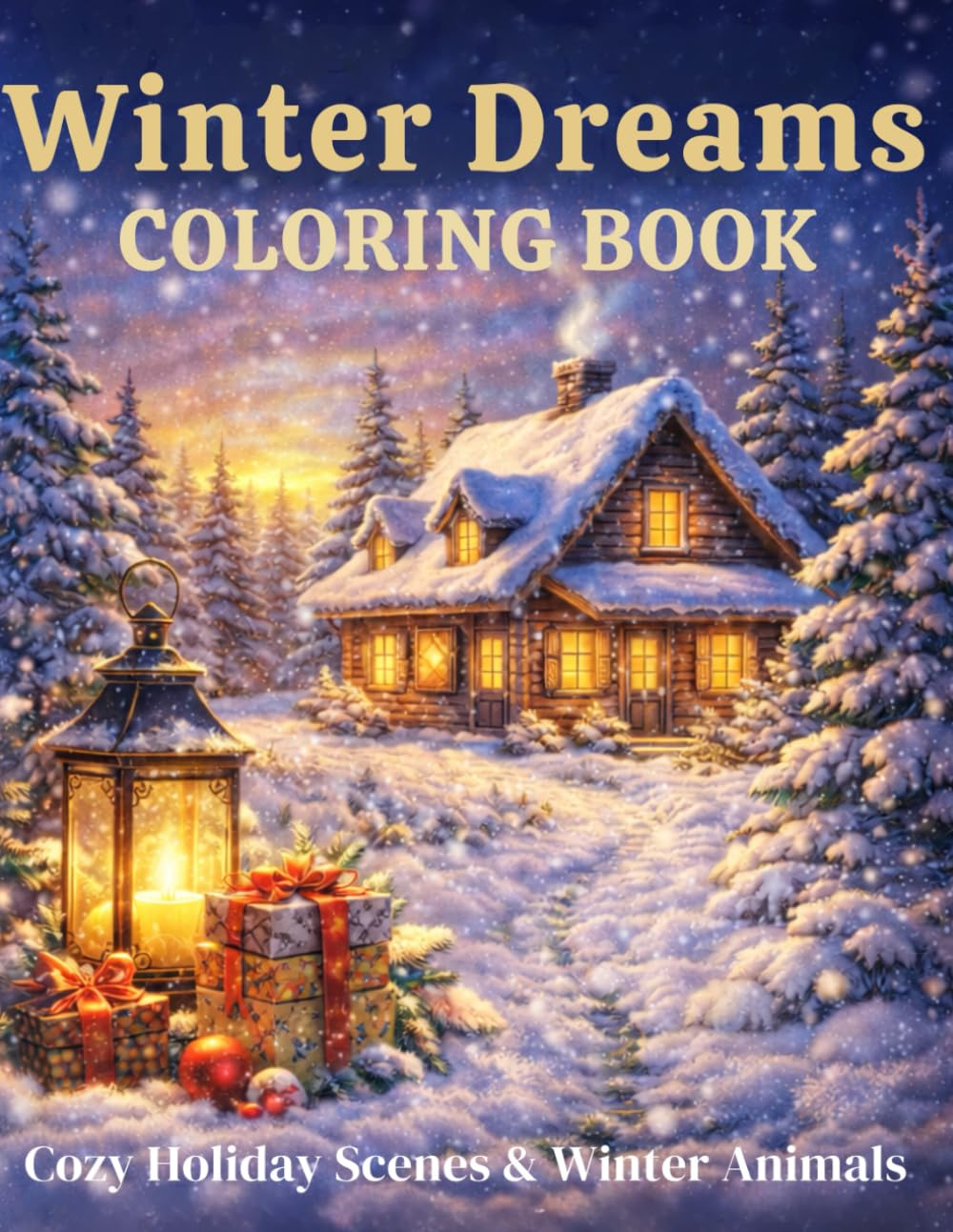 Magical Winter Mandala Coloring Book • 50 Cozy Holiday Scenes, Animals & Snowy Designs: Relaxing Hand-Drawn Winter Animals, Christmas Mandalas & Cozy ... (Cozy Christmas Coloring Collection)