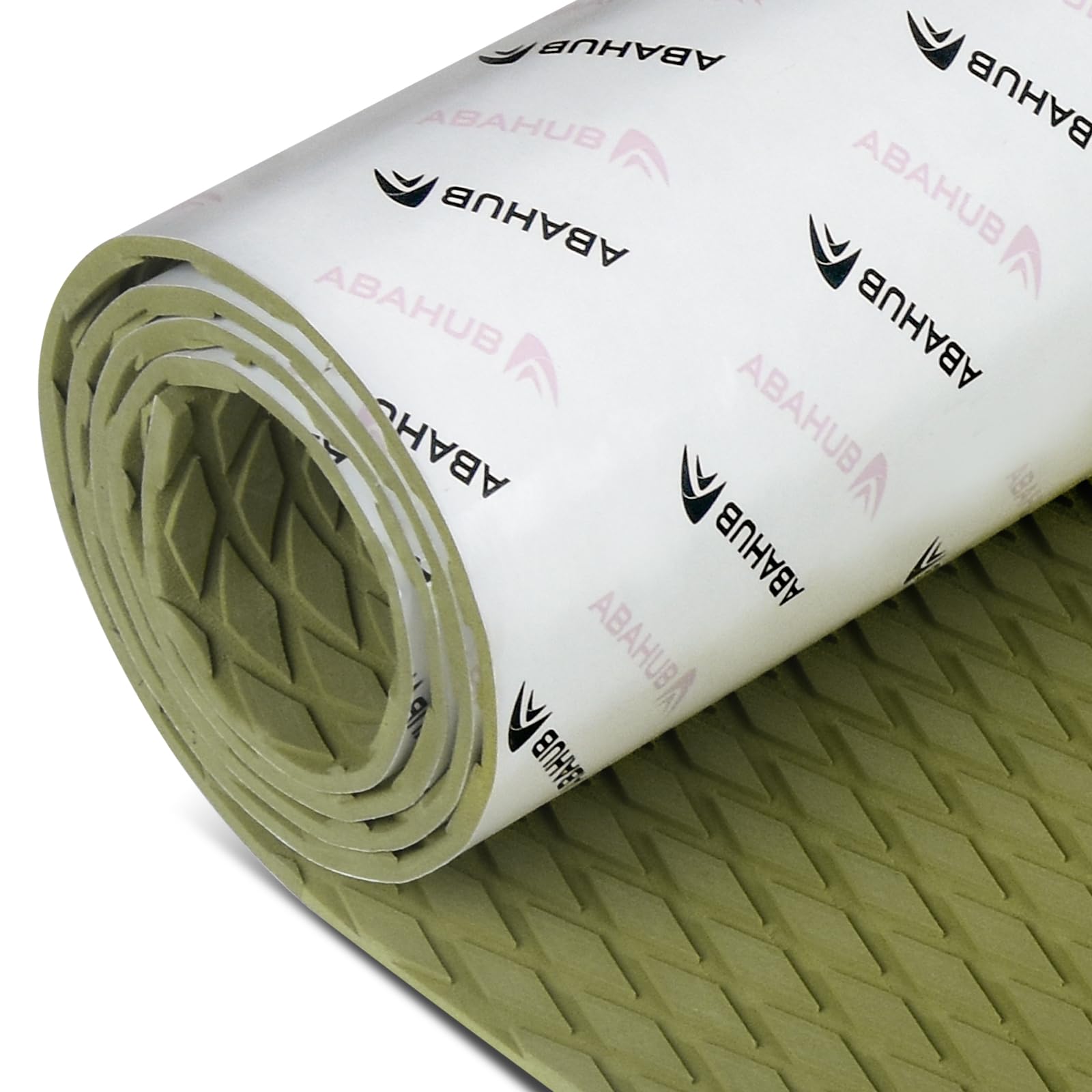 Abahub EVA Foam Boat Decking Self-Adhesive 48''x16'', Olive Green