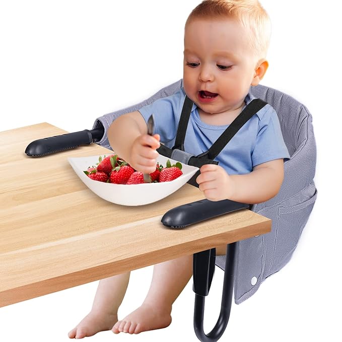 Hook On Portable High Chair, Clip on High Chair for Babies