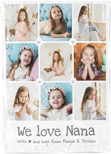 Vista 75 de Mantas personalizadas con foto, 6 Fotos