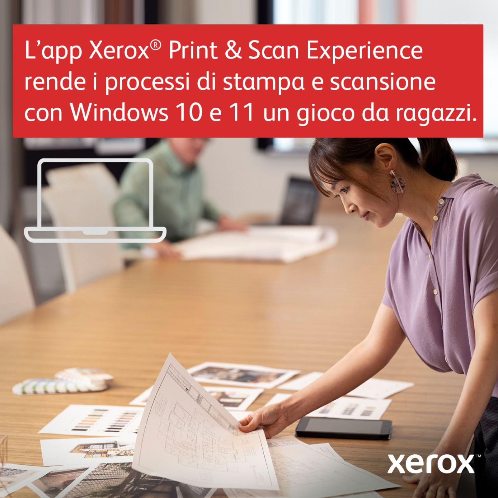Xerox Versalink C7120dn A3 20ppm Stampante Multifunzione Laser Colore con Stampa Fronte Retro - Copia/Stampa/Scansione/Fax