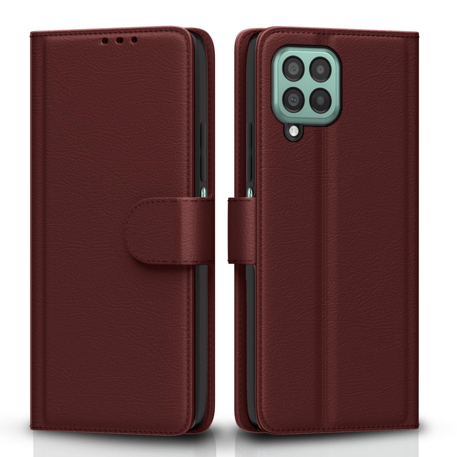 Samsung Galaxy M33 5G Flip Cover - Leather & Protection -8 Samsung Galaxy M33 5G Flip Cover - Leather & Protection -8