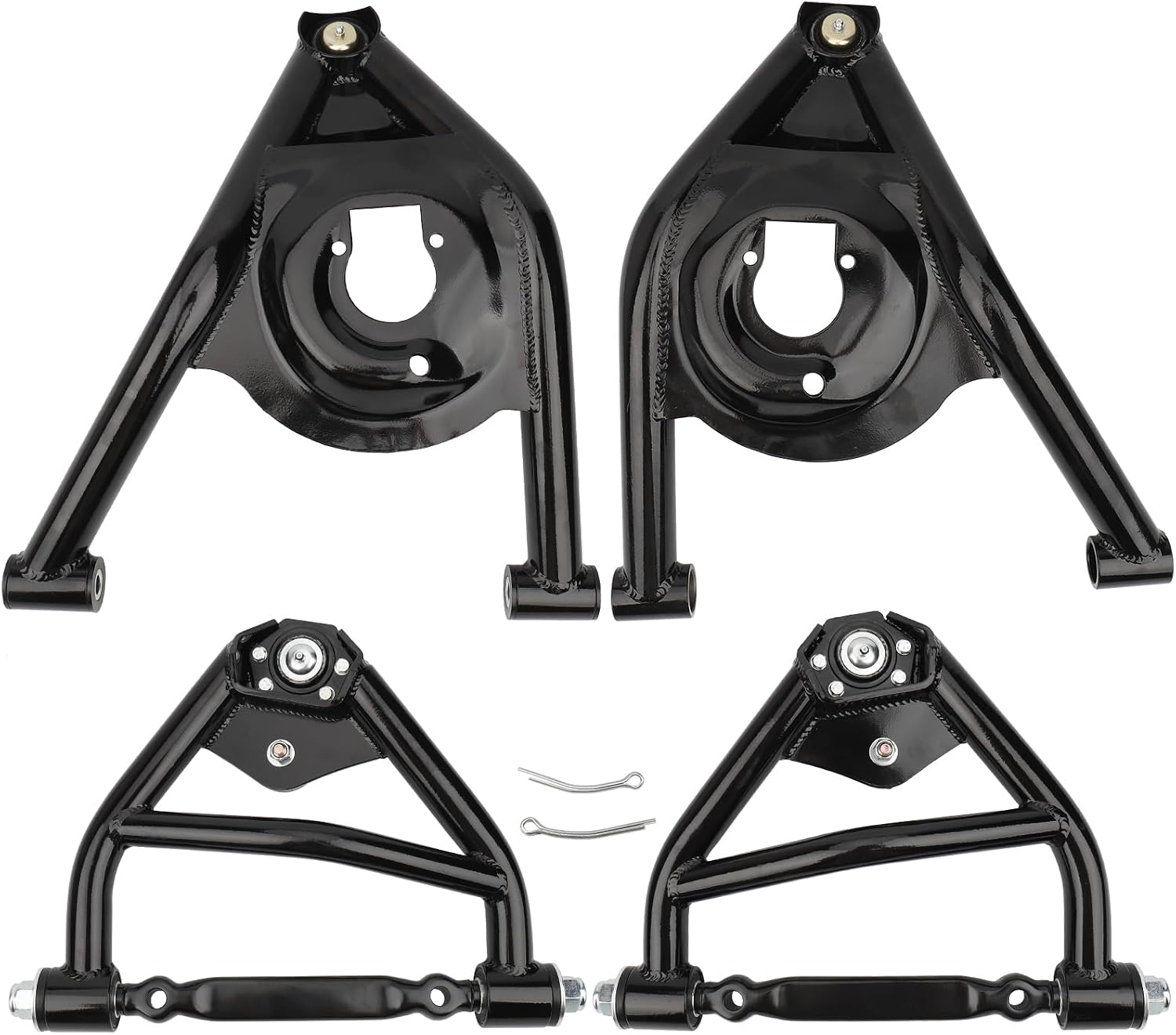 Front Upper Lower F-Body Tubular Control Arms, fit 1970-1981 for Chevrolet (Chevy) Camaro/for Pontiac Firebird