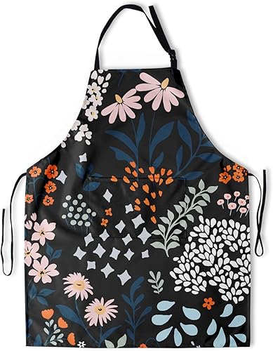 Giwawa Delantales de peluquería para mujer, divertidos delantales de corte de pelo para salones de hogar